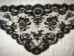 Load image into Gallery viewer, St. Zelie Martin Traditional French Lace Mantilla (Black &amp; Ivory)
