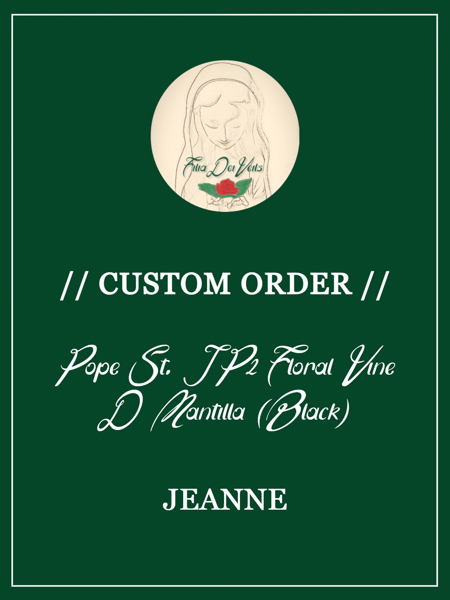 Custom Order: Jeanne