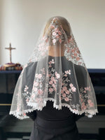 Load image into Gallery viewer, PRE-ORDER Eyes of Mary Cascading D Mantilla (Light Pink)
