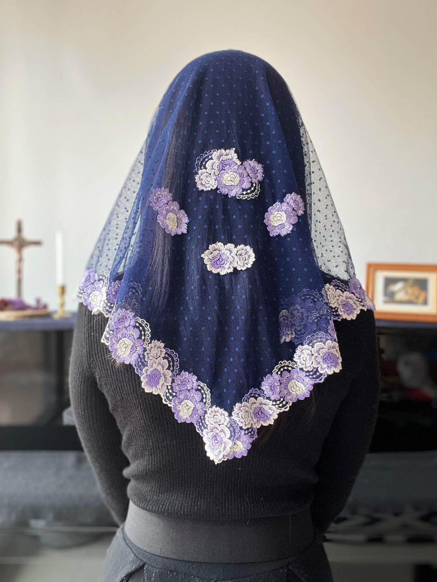 Mantilla Lace Veil (#Tyana) | Dream Dresses by PMN Chapel