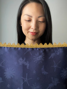 Mary's Mantle Infinity Chapel Veil (Navy Blue)