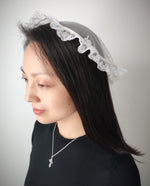 Load image into Gallery viewer, St. Therese of Lisieux Princess Style Chapel Veil (White)
